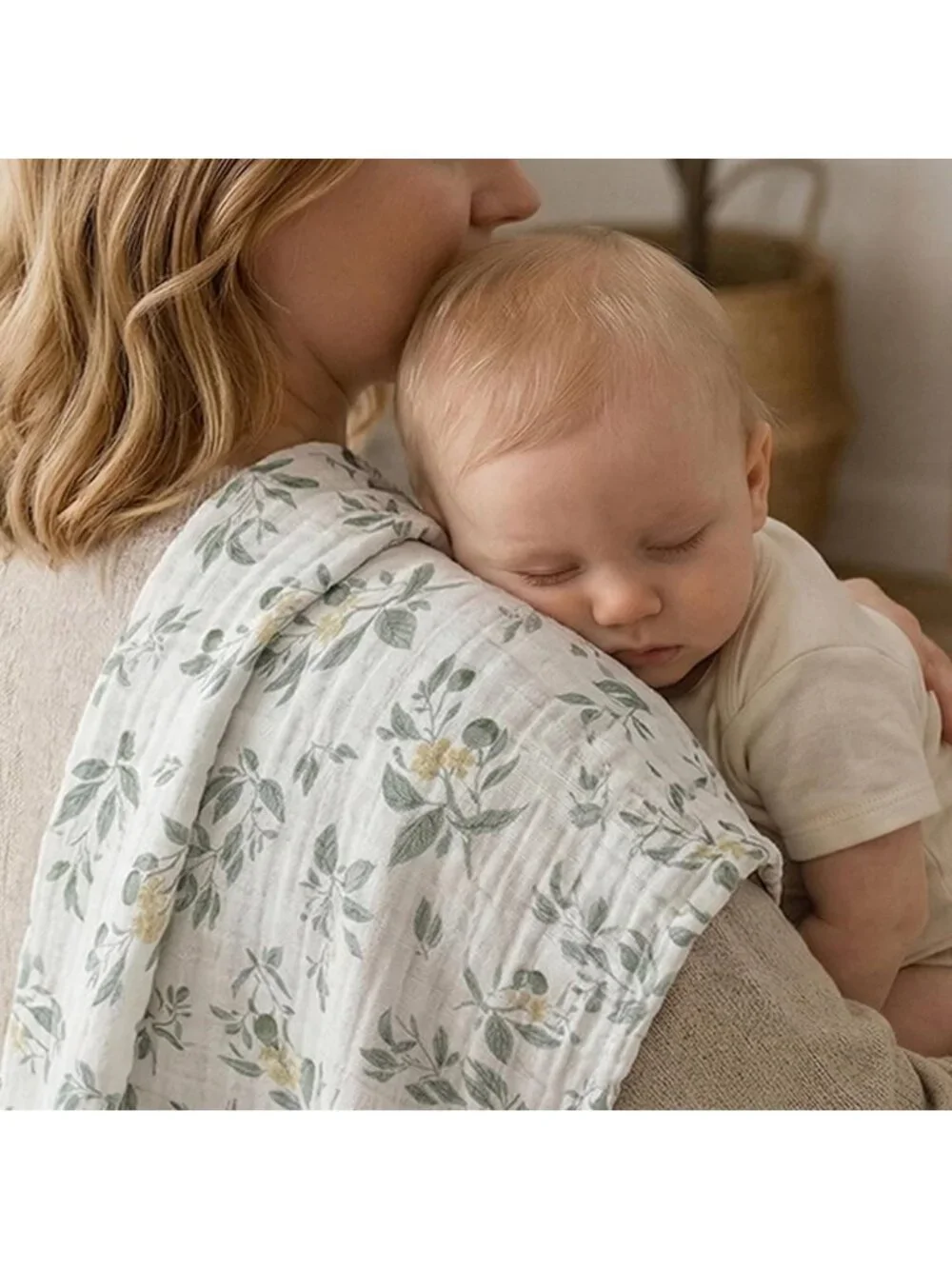 Ultra Soft Muslin Swaddle Blankets for Newborns, 3-Pack, 100% Cotton, Large